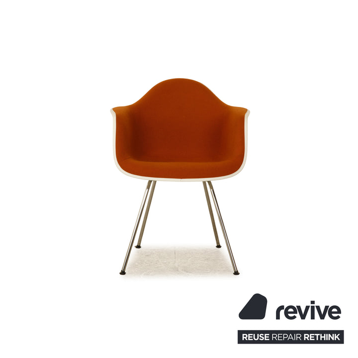 8er Garnitur Vitra Eames Plastic Armchair Kunststoff Orange