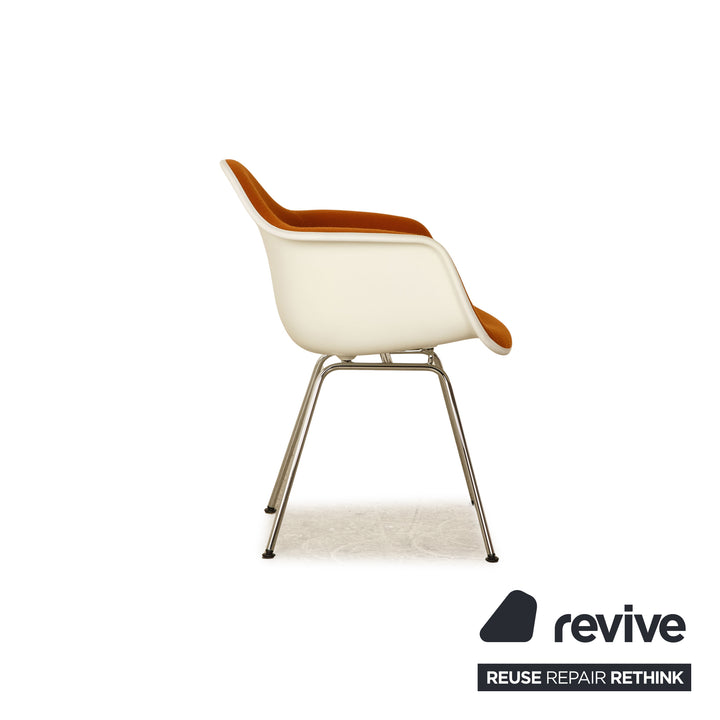 8er Garnitur Vitra Eames Plastic Armchair Kunststoff Orange