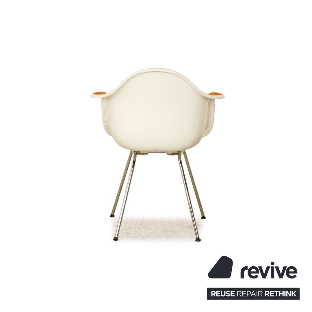 8er Garnitur Vitra Eames Plastic Armchair Kunststoff Orange