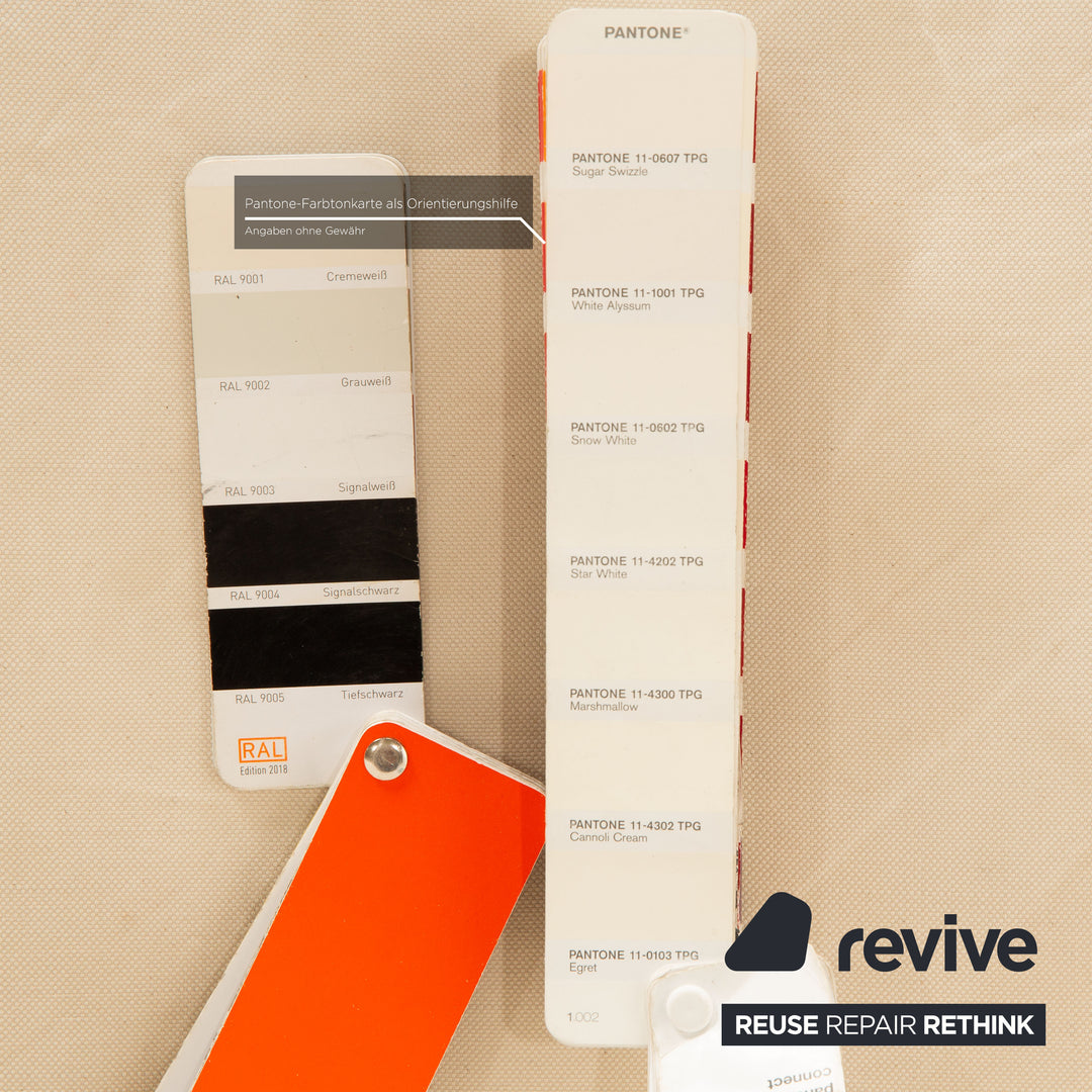 B&amp;B Italia Canapé trois places en tissu Baisity crème