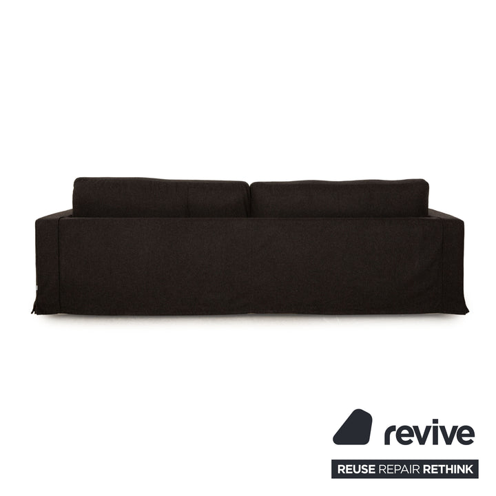 B&B Italia Baisity Stoff Dreisitzer Dunkelgrau Sofa Couch