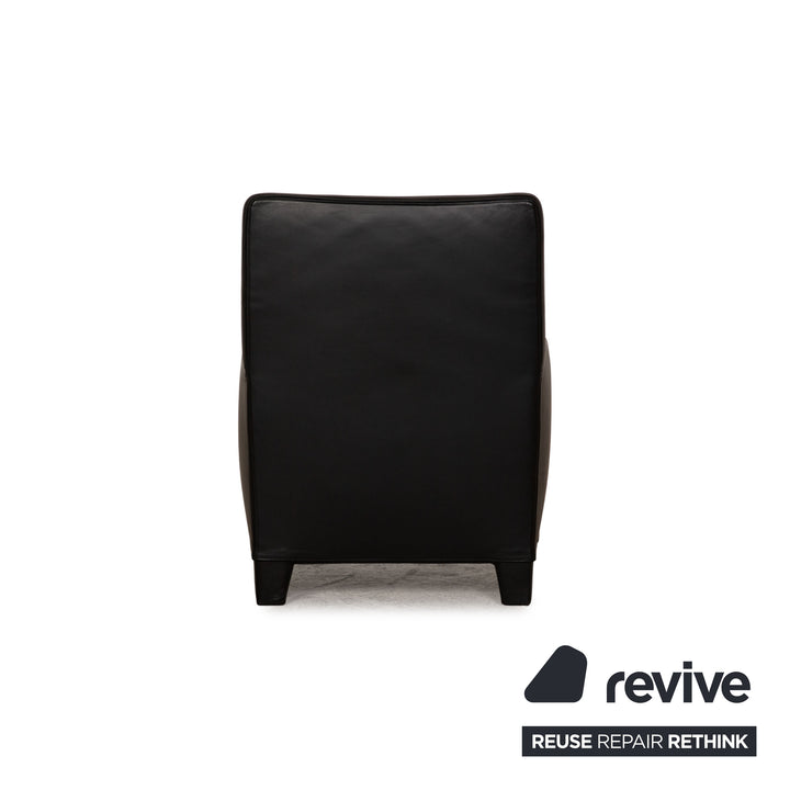 B&amp;B Italia Oriente Leather Armchair Black