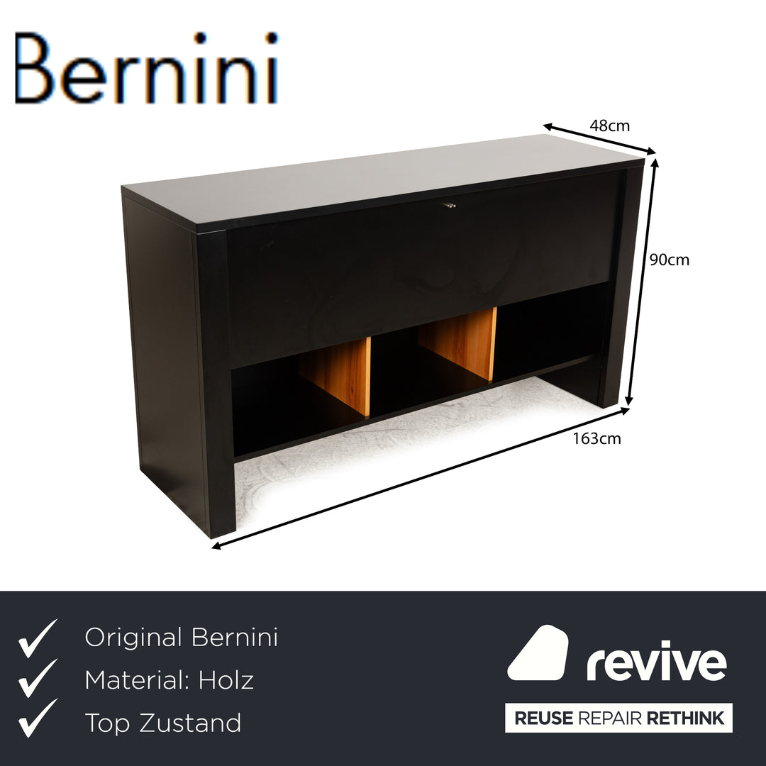 Bernini Holz Sideboard Schwarz