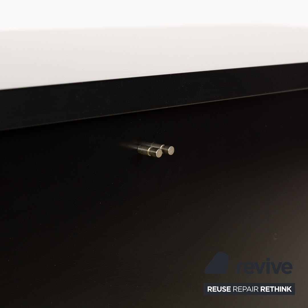 Bernini Holz Sideboard Schwarz