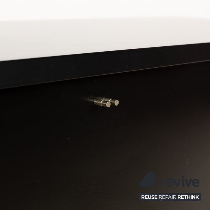Bernini Holz Sideboard Schwarz