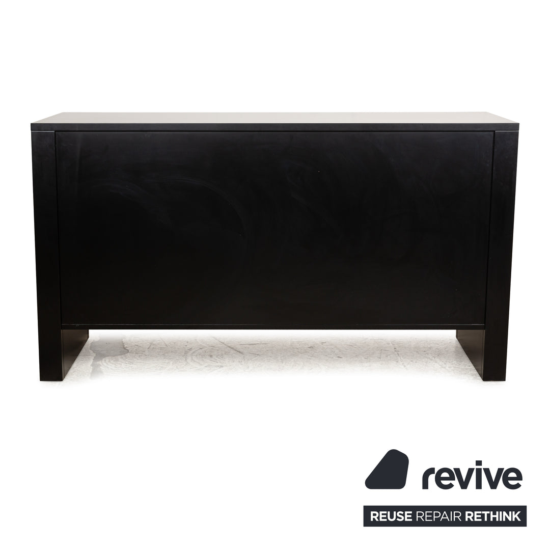 Bernini Holz Sideboard Schwarz