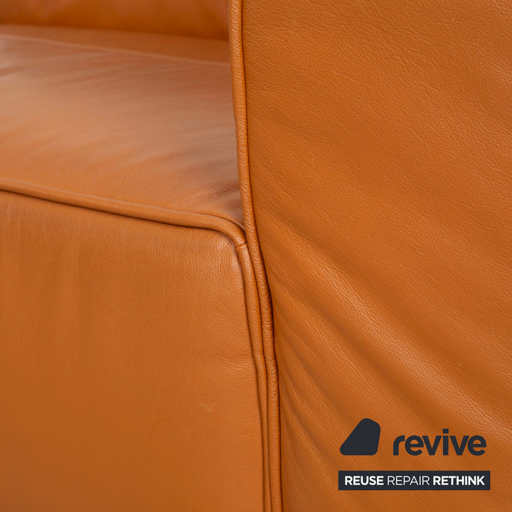 BoConcept Carmo Leder Ecksofa Braun Cognac Sofa Couch