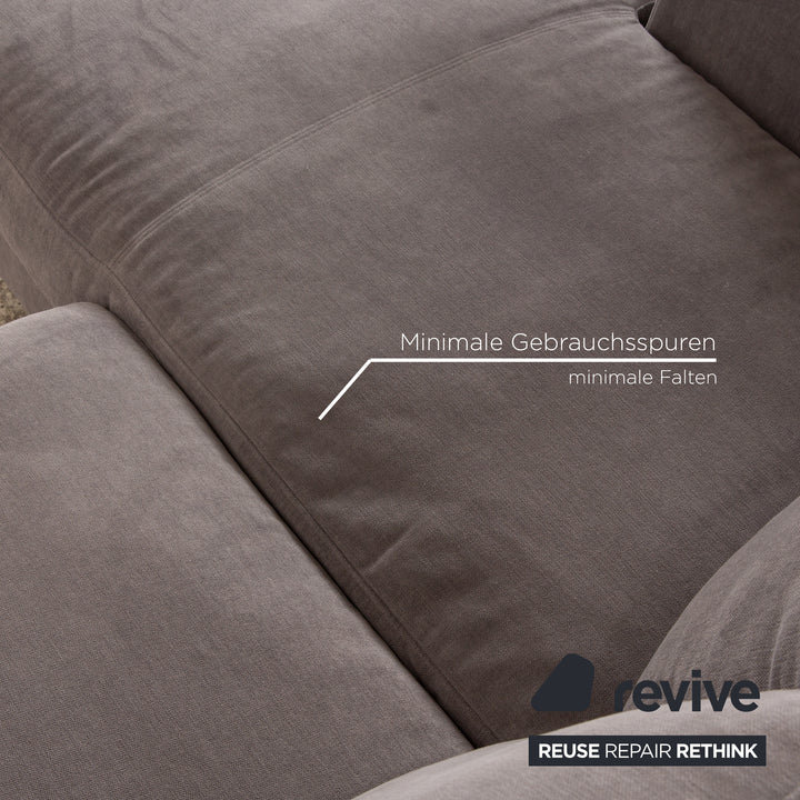 BoConcept Cenova Stoff Ecksofa Grau Recamiere Links Sofa Couch