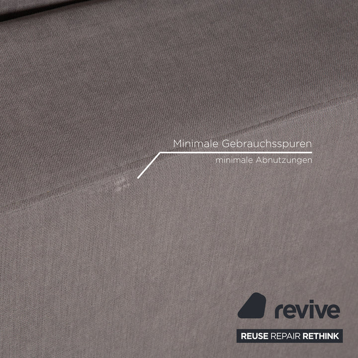 BoConcept Cenova Stoff Ecksofa Grau Recamiere Links Sofa Couch
