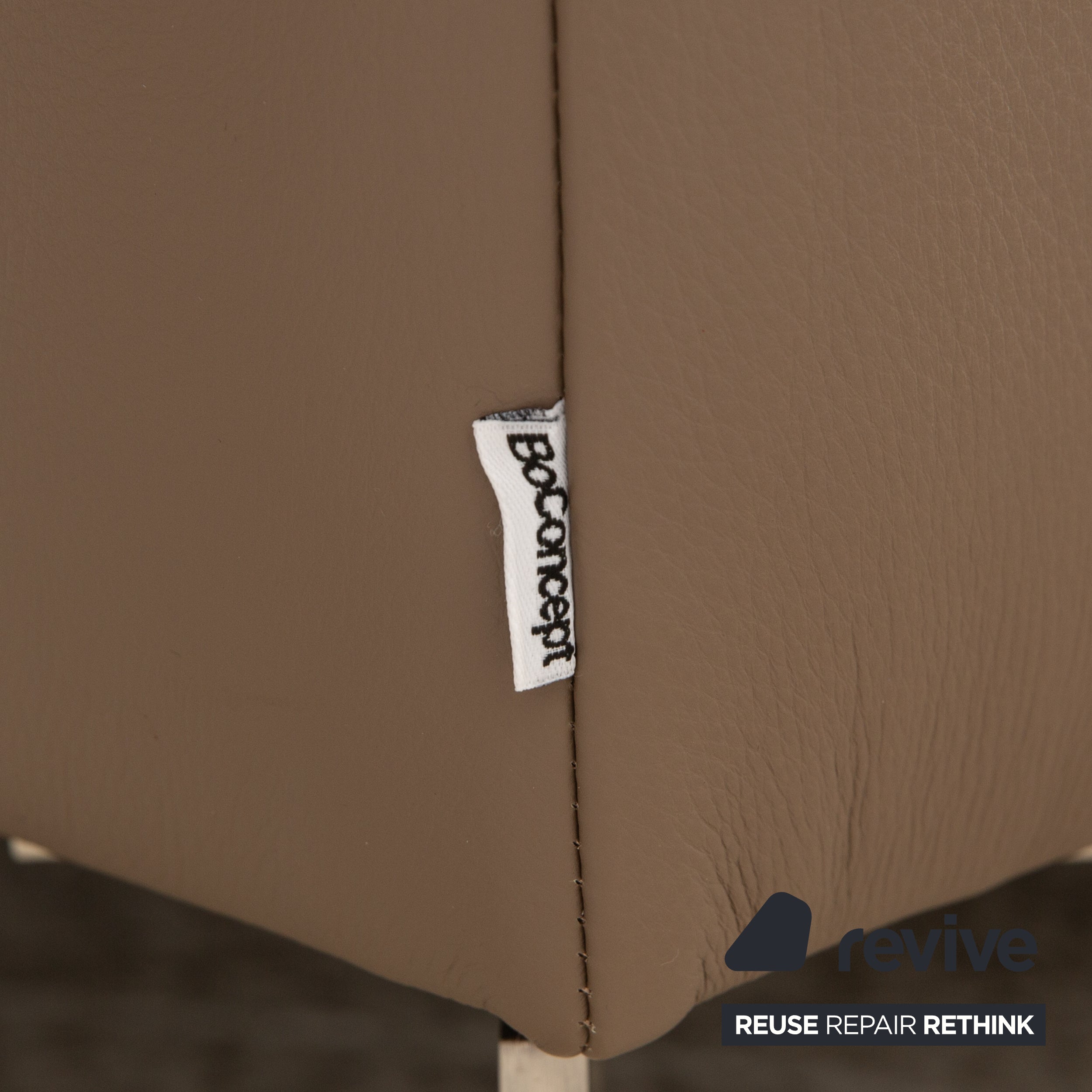BoConcept Fargo Leather Two Seater Brown Sofa Couch