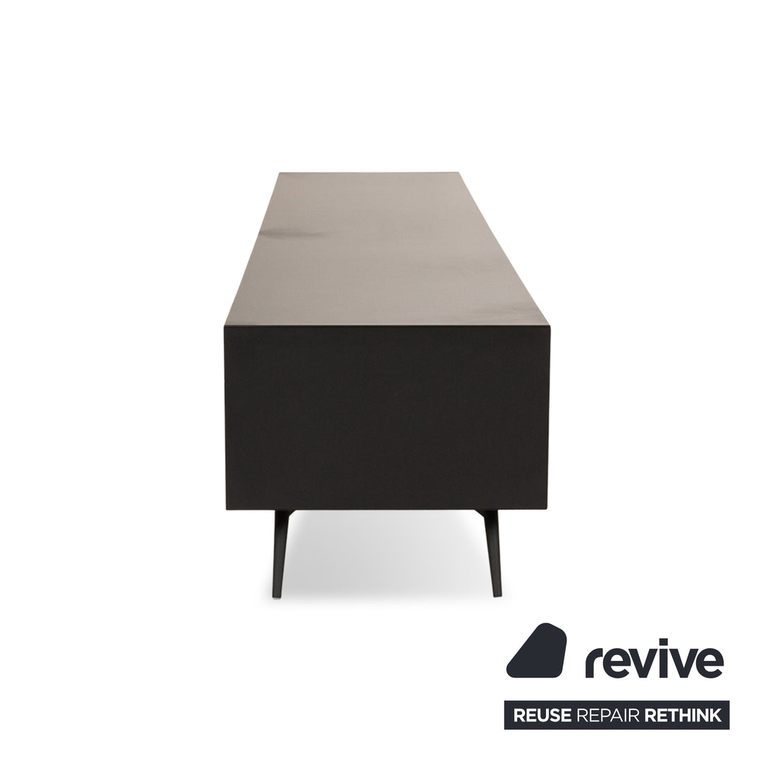 BoConcept Fermo Buffet en Bois Noir Gris Meuble TV