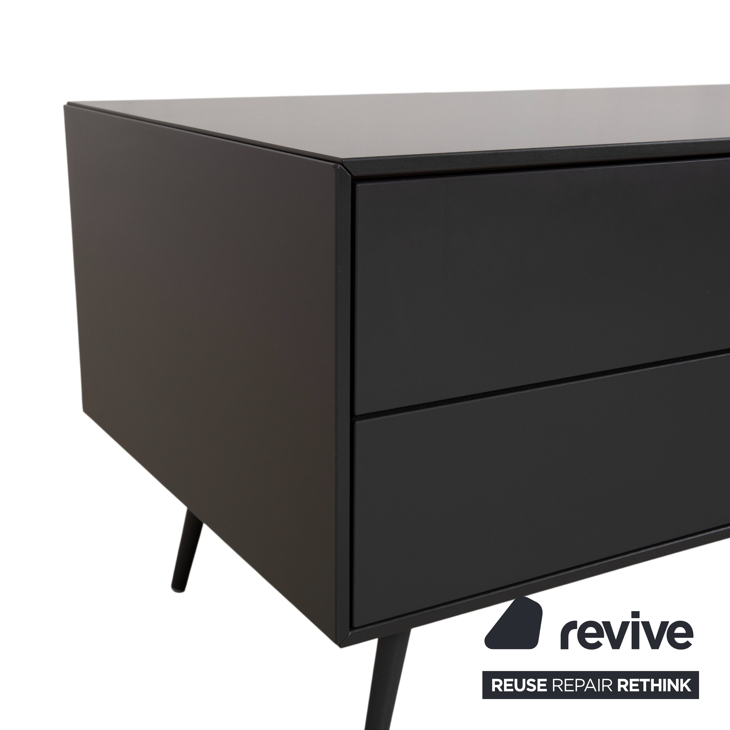 BoConcept Fermo Buffet bois gris foncé anthracite