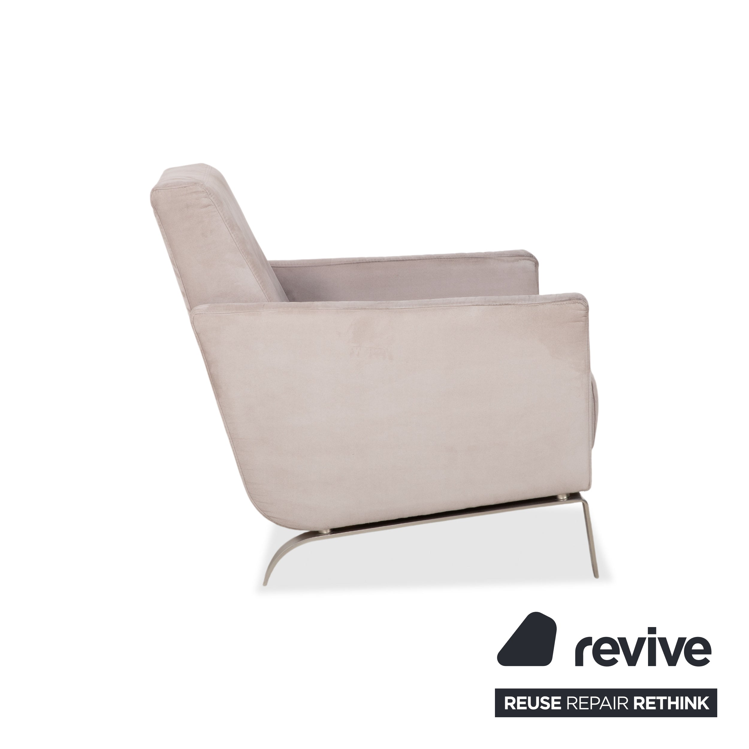 BoConcept Fly 2x fauteuil en tissu crème beige canapé