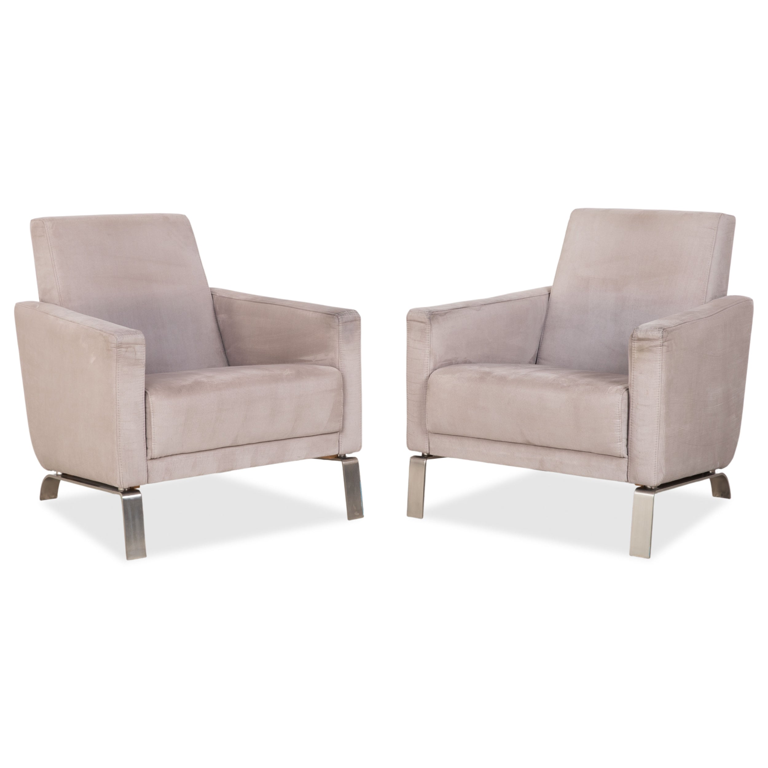 BoConcept Fly 2x fauteuil en tissu crème beige canapé