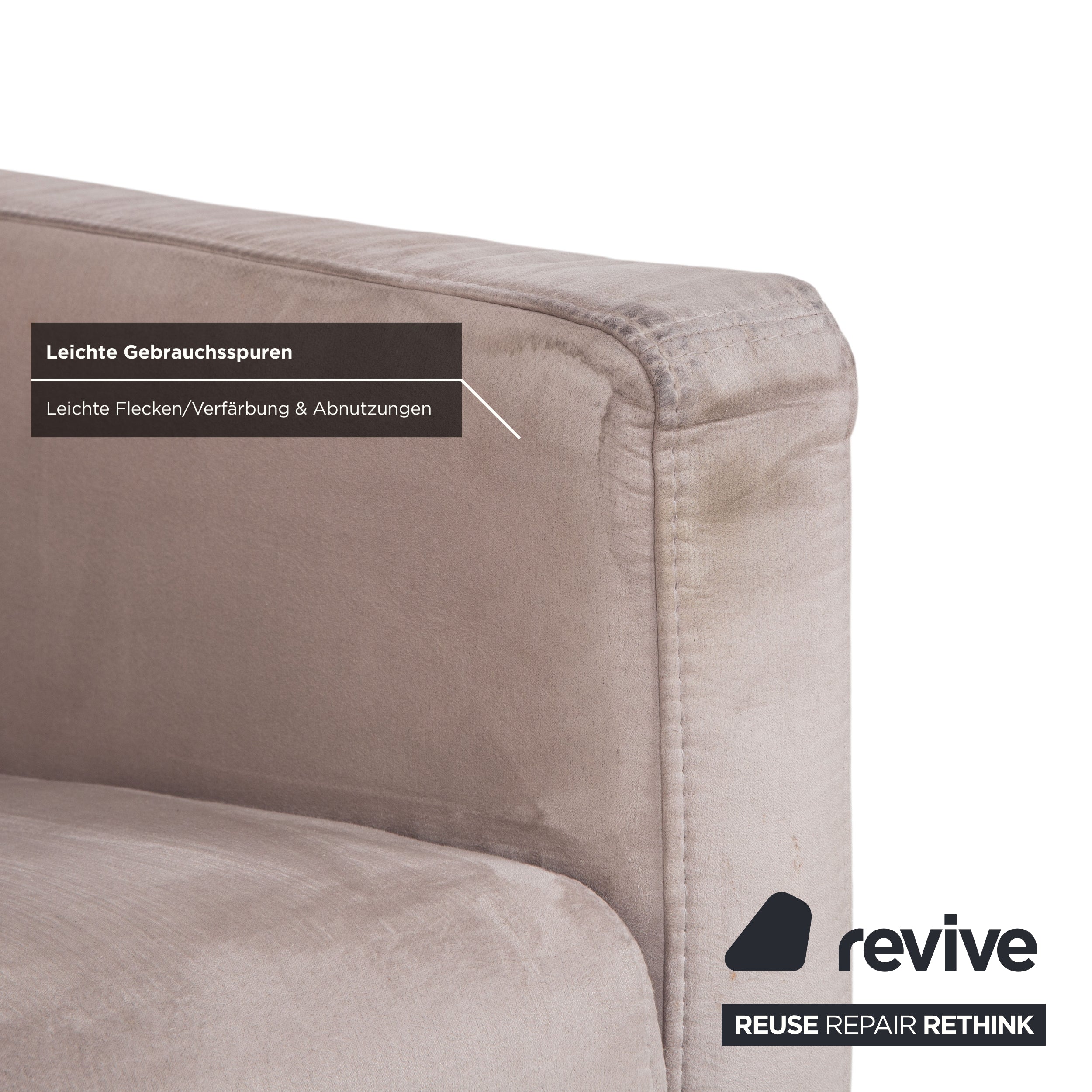 BoConcept Fly Fauteuil en tissu crème beige canapé