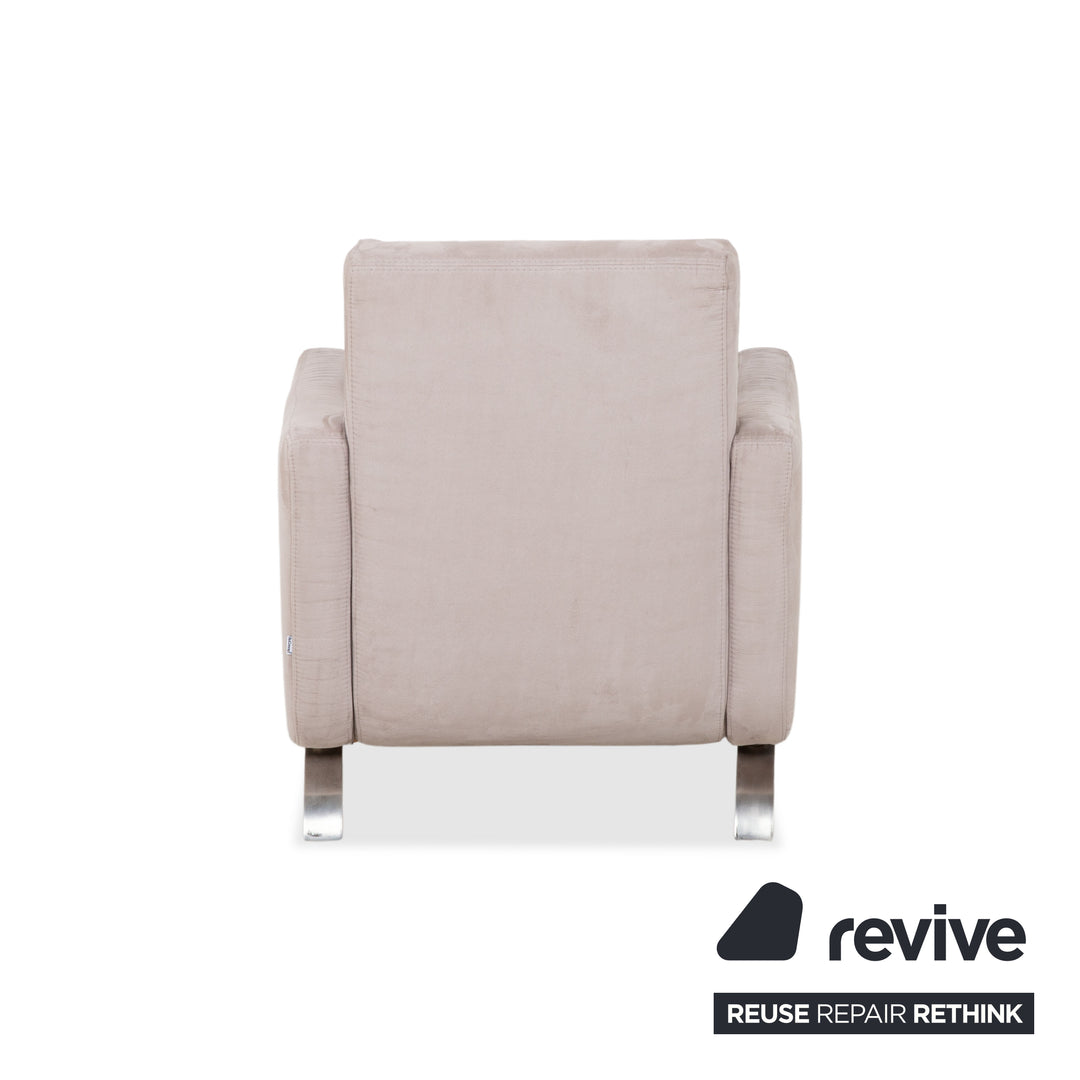 BoConcept Fly Fauteuil en tissu crème beige canapé