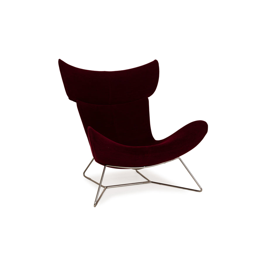 BoConcept Imola fauteuil en tissu rouge