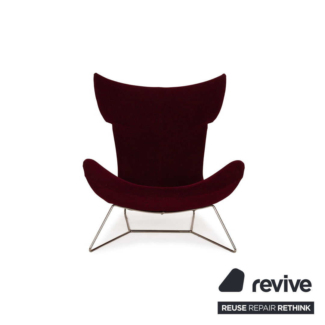 BoConcept Imola fauteuil en tissu rouge
