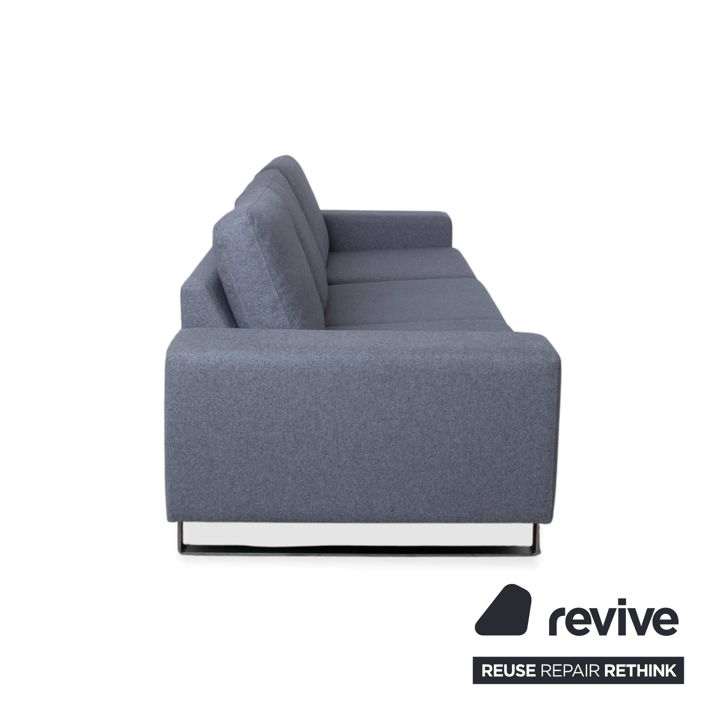Canapé trois places en tissu gris BoConcept Indivi