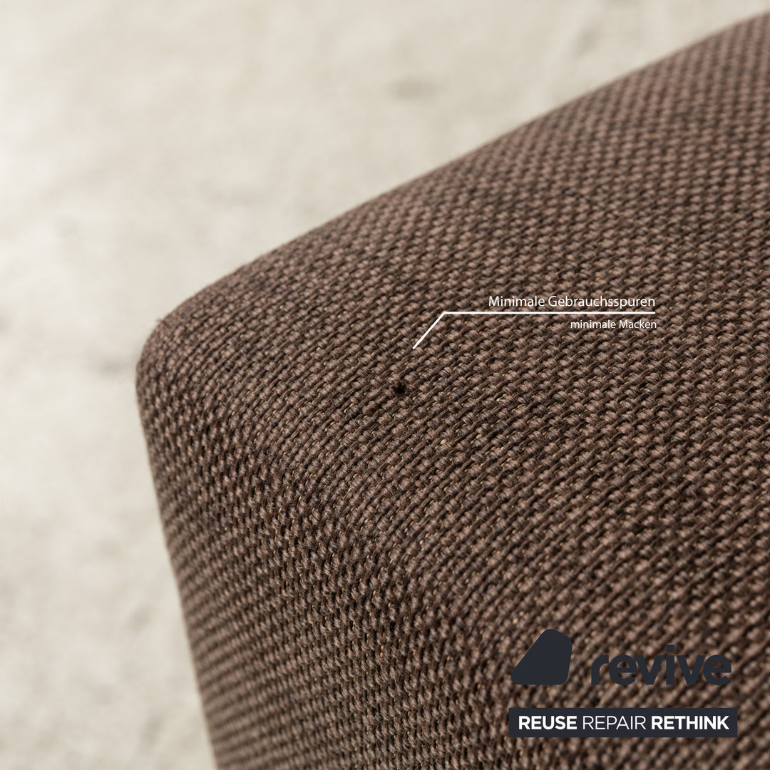 BoConcept Indivi Stoff Ecksofa Braun Sofa Couch