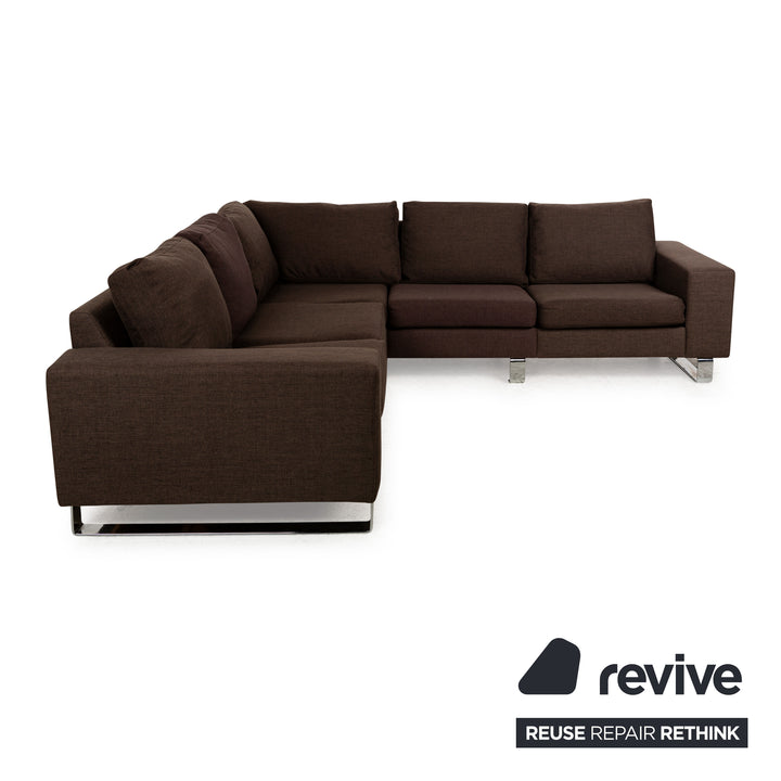 BoConcept Indivi Stoff Ecksofa Braun Sofa Couch