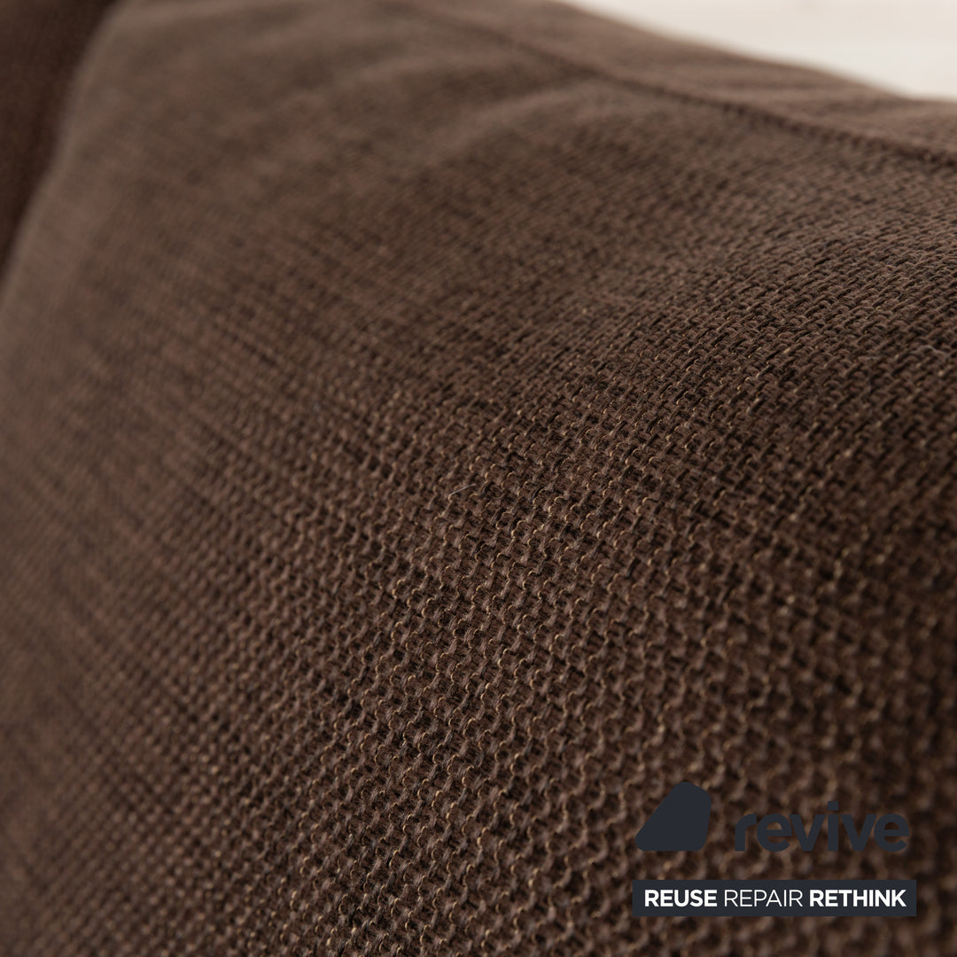 BoConcept Indivi Stoff Ecksofa Braun Sofa Couch