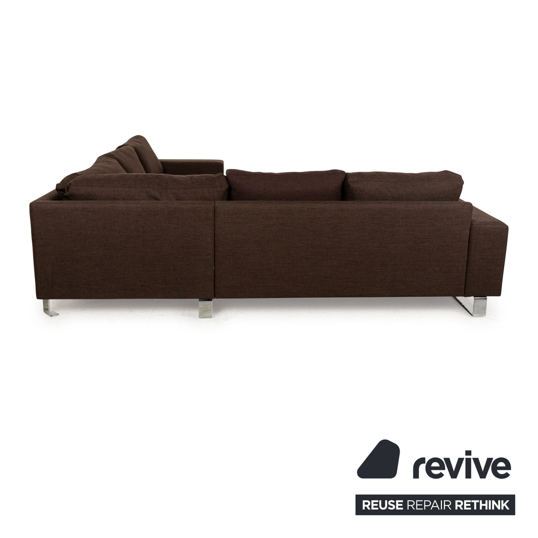 BoConcept Indivi Stoff Ecksofa Braun Sofa Couch