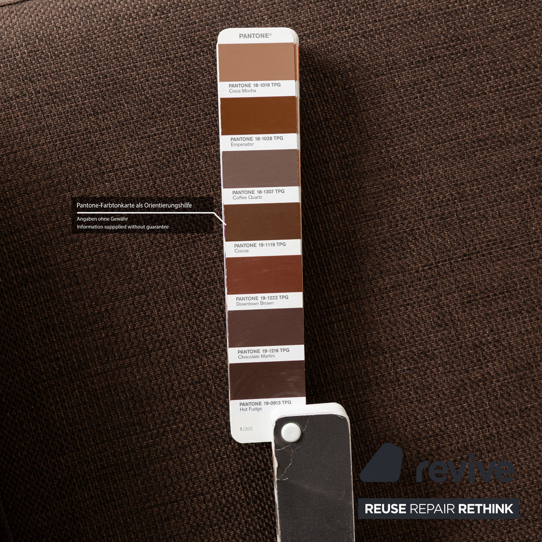 BoConcept Indivi Stoff Ecksofa Braun Sofa Couch