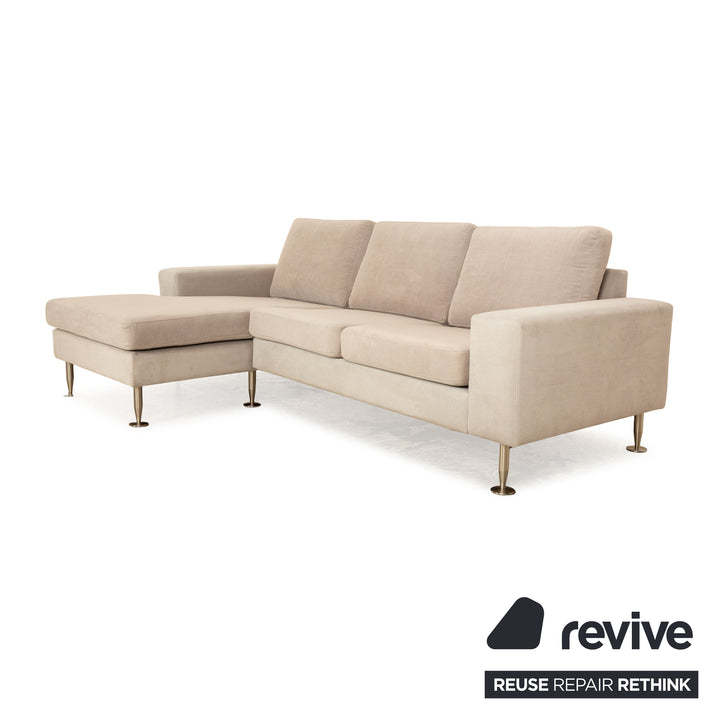 BoConcept Indivi Stoff Ecksofa Grau Recamiere Links Sofa Couch