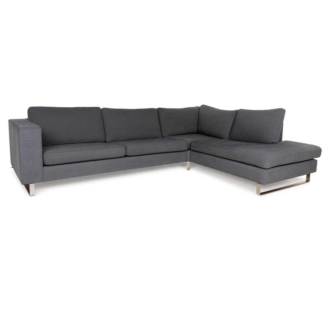 BoConcept Indivi Stoff Ecksofa Grau Sofa Couch