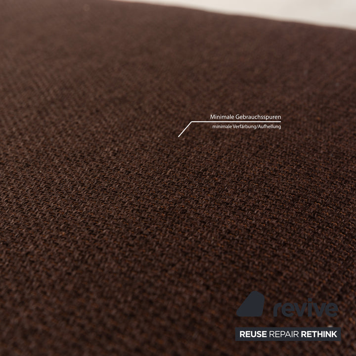 BoConcept Indivi Stoff Sofa Garnitur Braun Ecksofa Hocker Couch