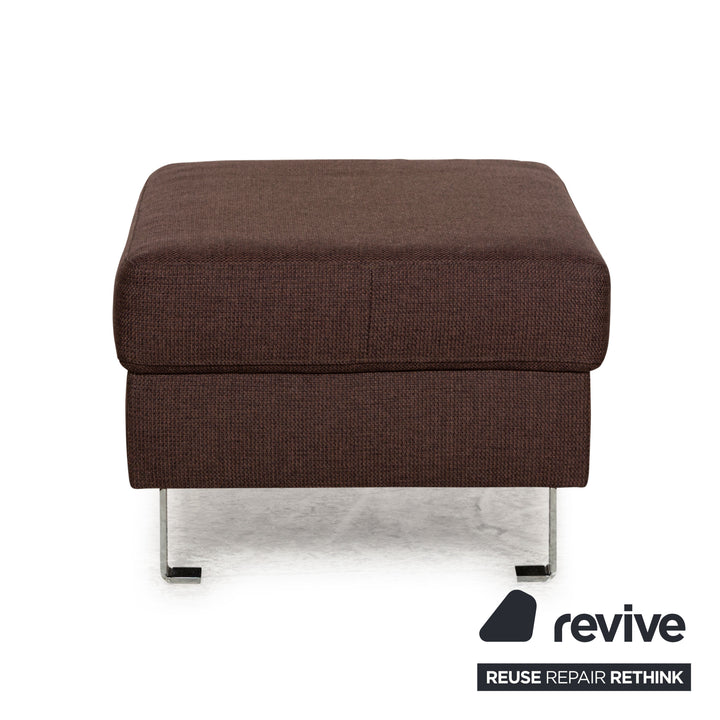 BoConcept Indivi Stoff Sofa Garnitur Braun Ecksofa Hocker Couch