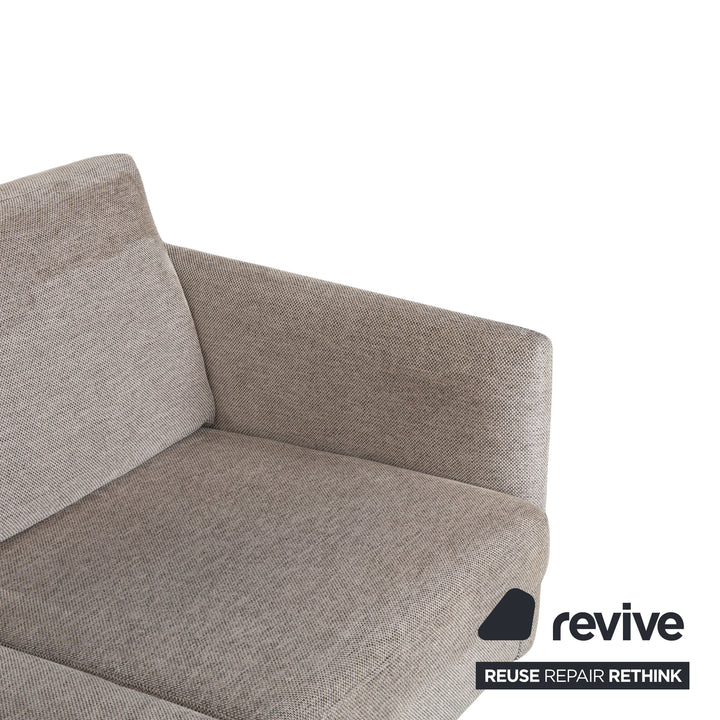BoConcept Indivi Fabric Two-Seater Grey Sofa Couch