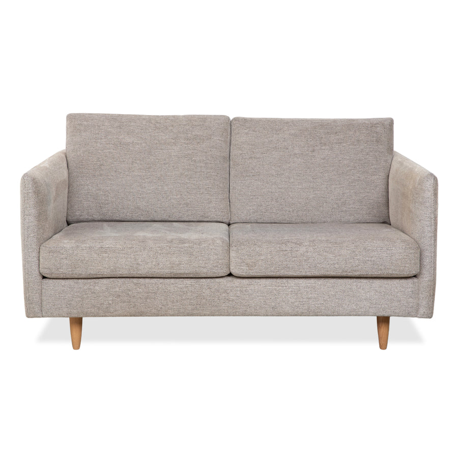 BoConcept Indivi Stoff Zweisitzer Grau Sofa Couch