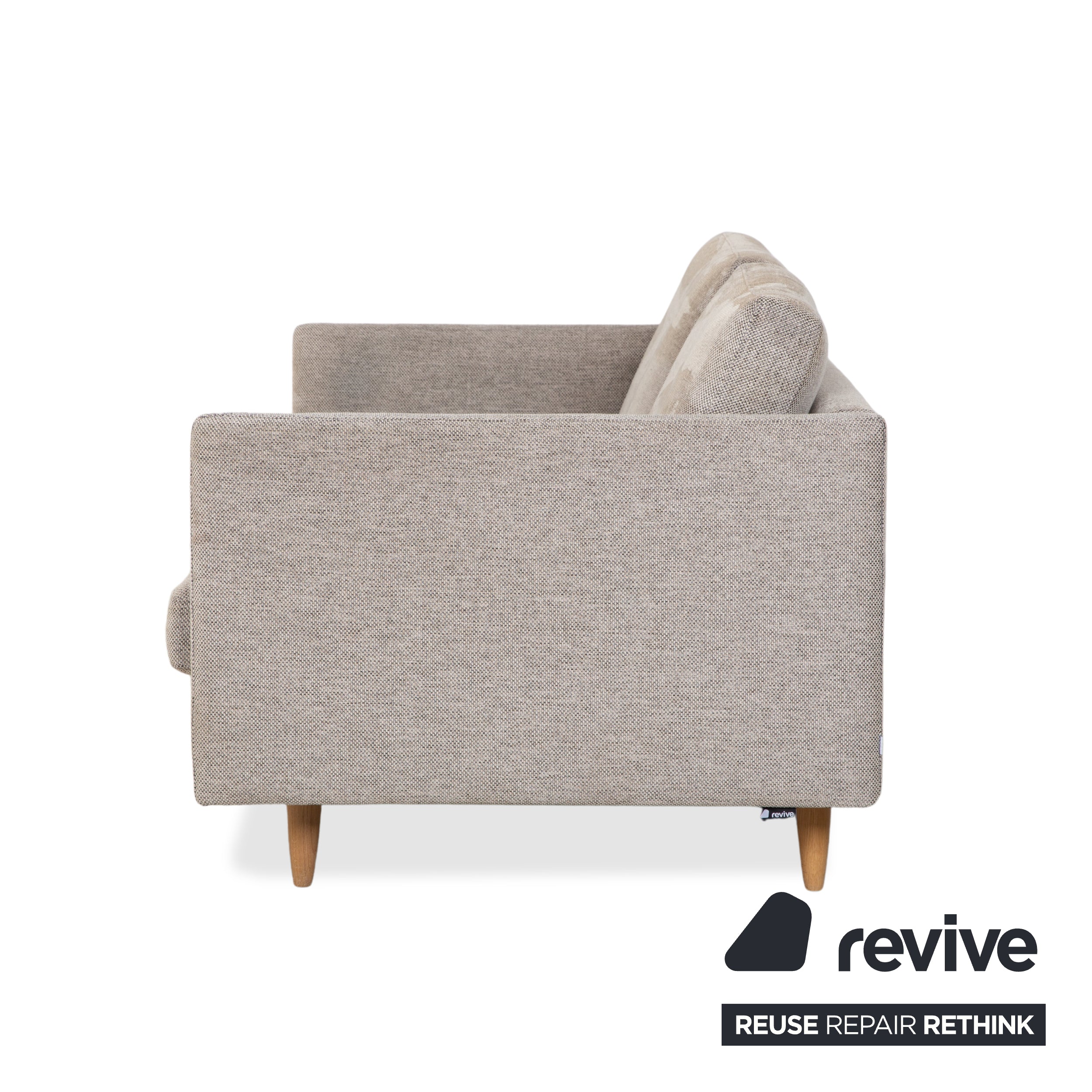 BoConcept Indivi Fabric Two-Seater Grey Sofa Couch
