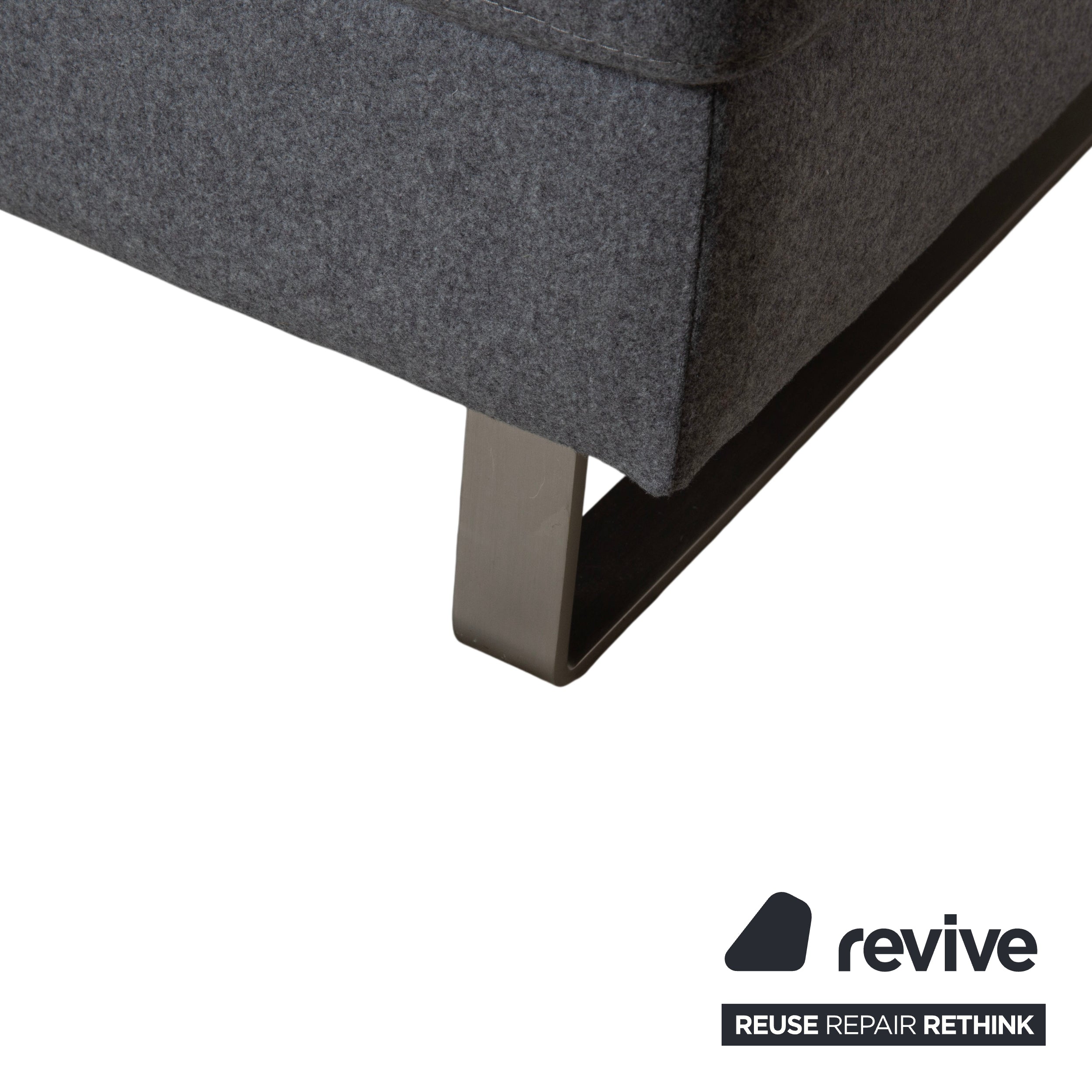 BoConcept Individi Tissu Gris Pouf