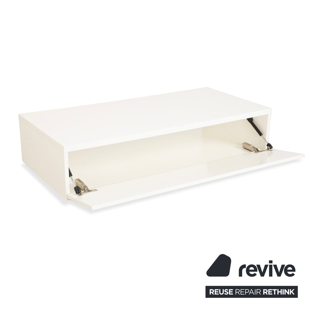 BoConcept Lugano buffet en bois blanc crème