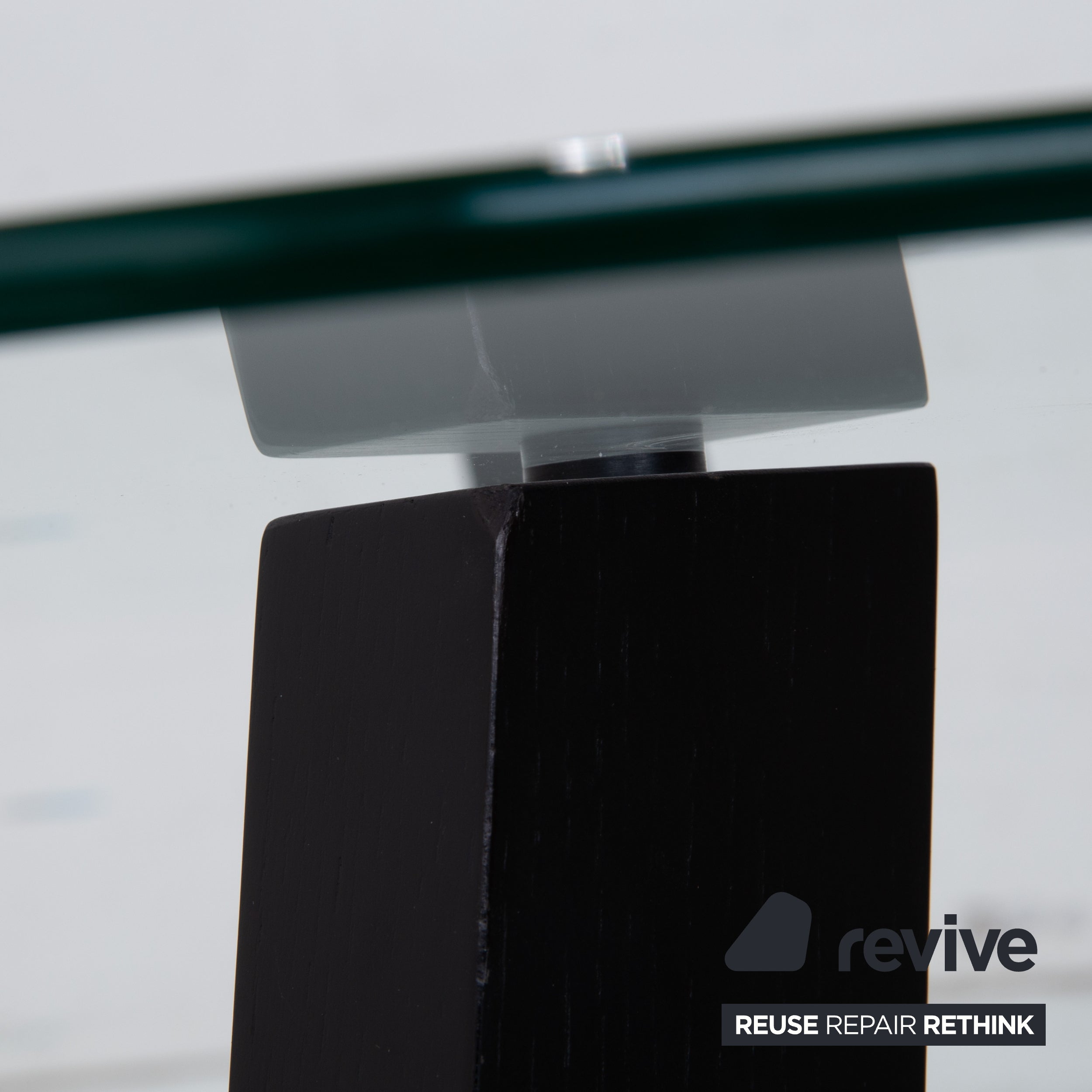 Table basse BoConcept Occa Verre Transparent Piétement Noir
