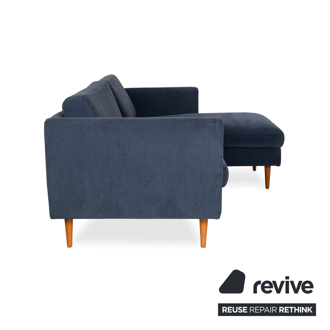 BoConcept Osaka Canapé d'angle en tissu bleu foncé Récamiere Canapé droit