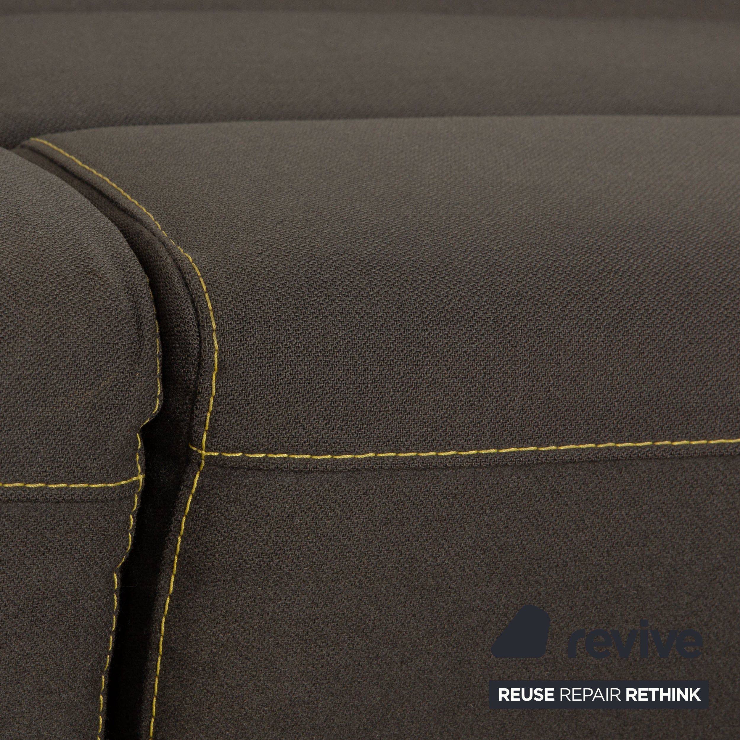 BoConcept Smartville Fabric Three Seater Gray Sofa Couch