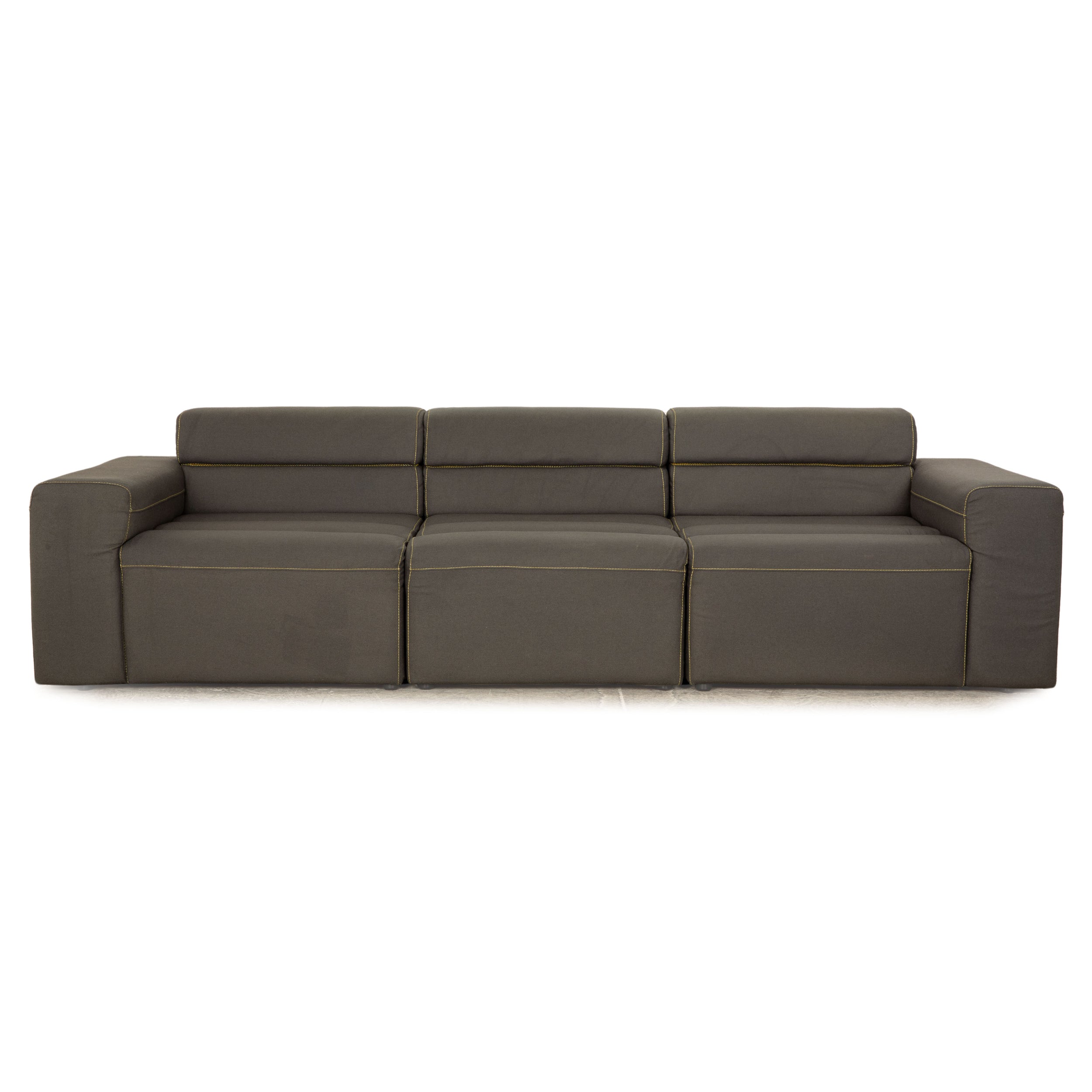 BoConcept Smartville Fabric Three Seater Gray Sofa Couch