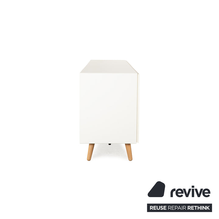 BoConcept Lugano buffet en bois blanc crème
