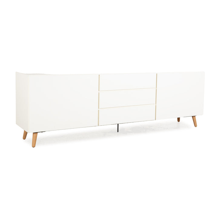 BoConcept Lugano buffet en bois blanc crème