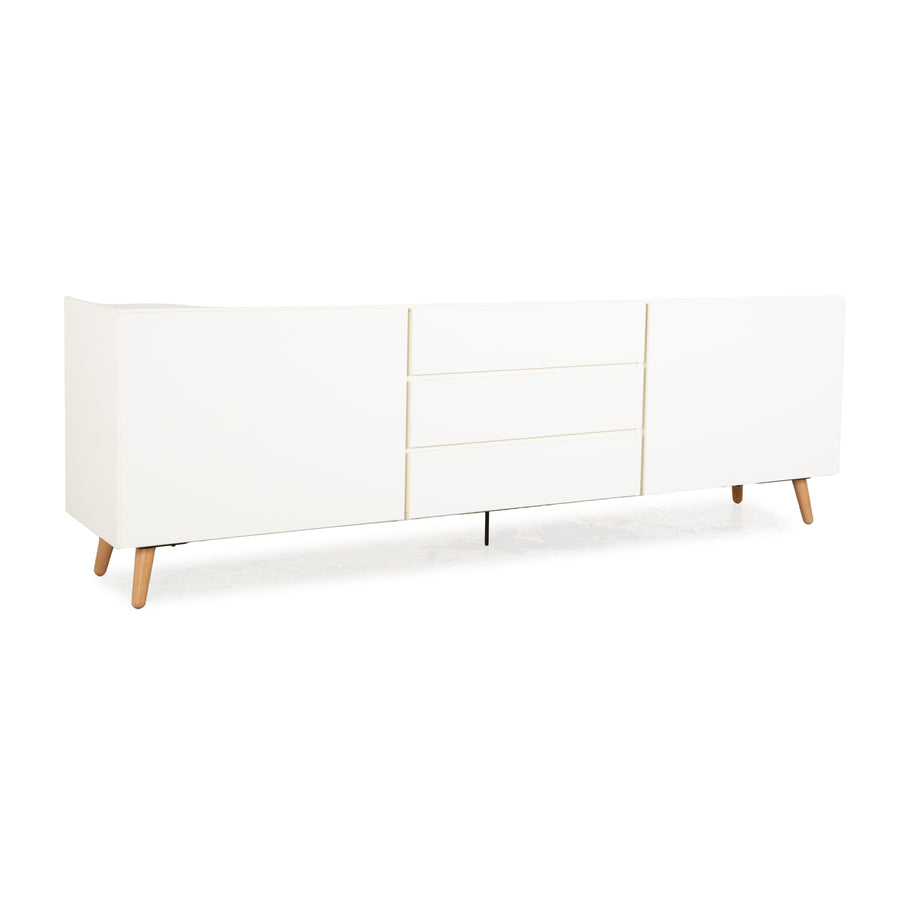 BoConcept Lugano buffet en bois blanc crème