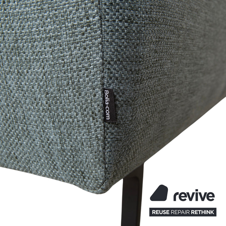 Bolia Lomi fabric four-seater grey blue green sofa couch