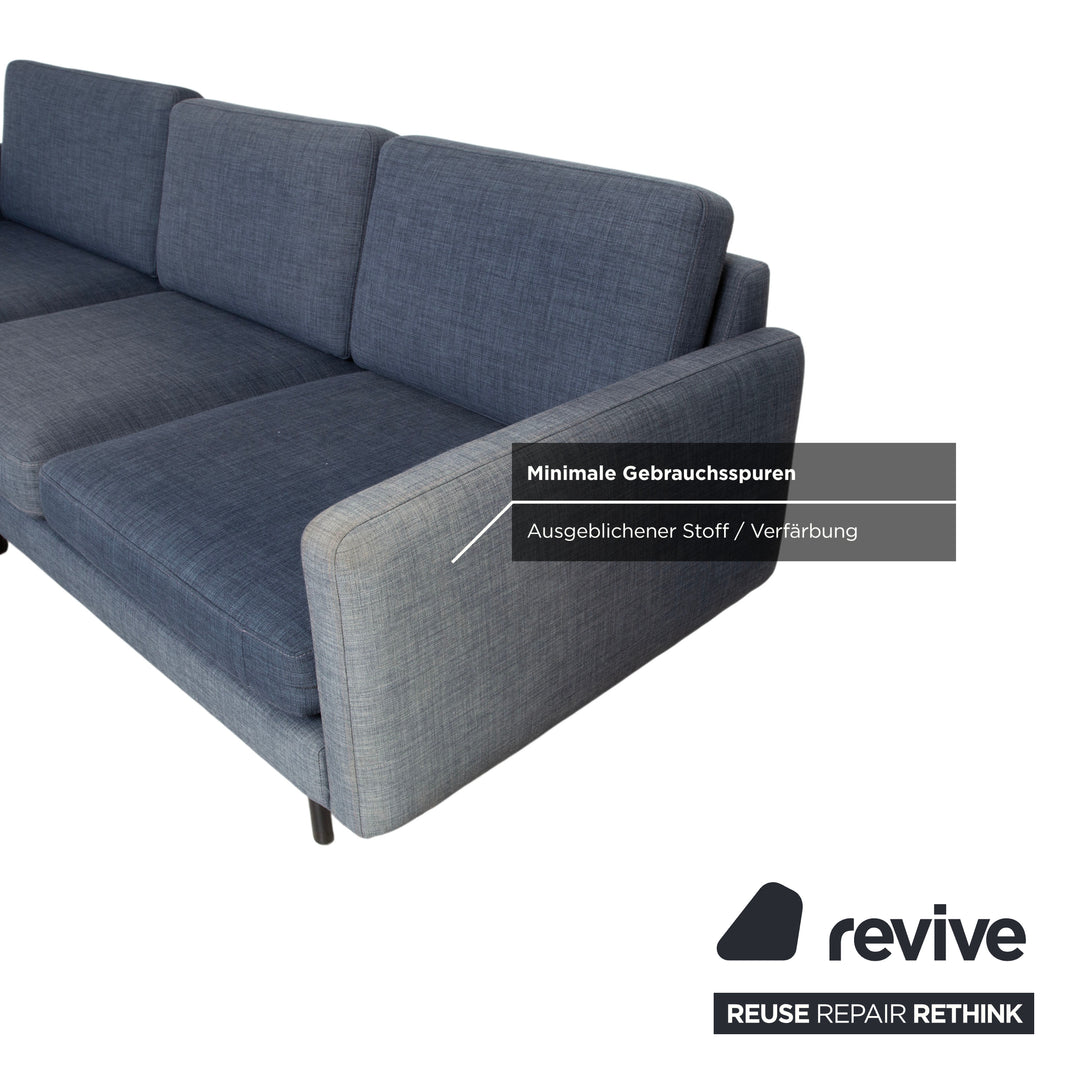 Bolia Scandinavia Stoff Ecksofa Blau Sofa Couch
