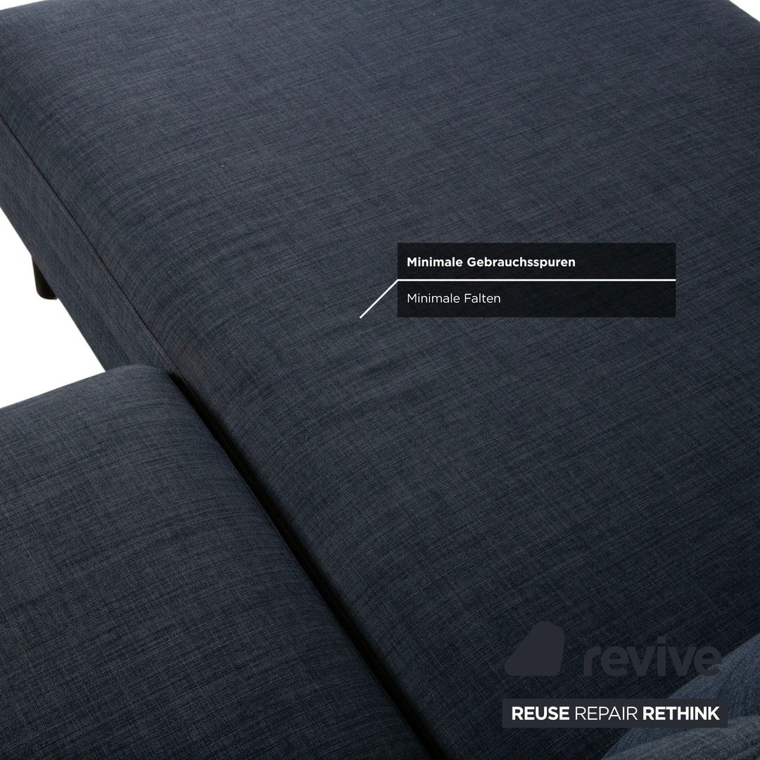 Bolia Scandinavia Stoff Ecksofa Blau Sofa Couch