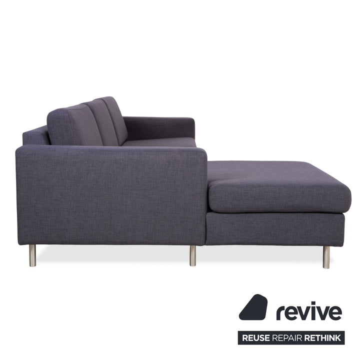 Bolia Scandinavia Stoff Ecksofa Grau Blau Sofa Couch