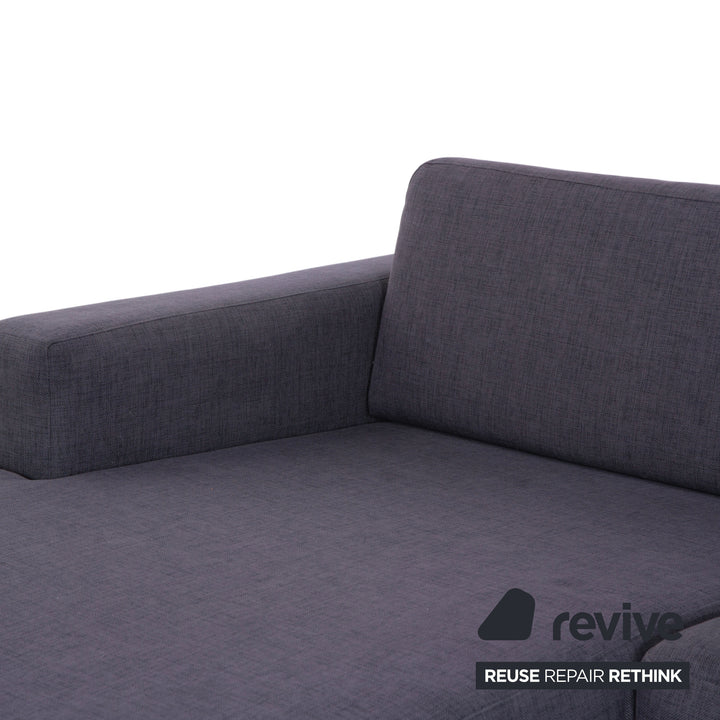 Bolia Scandinavia Stoff Ecksofa Grau Blau Sofa Couch