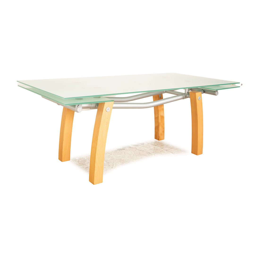 Table à manger en verre Bonaldo Blitz extensible 200/300 x 80 x 100 cm